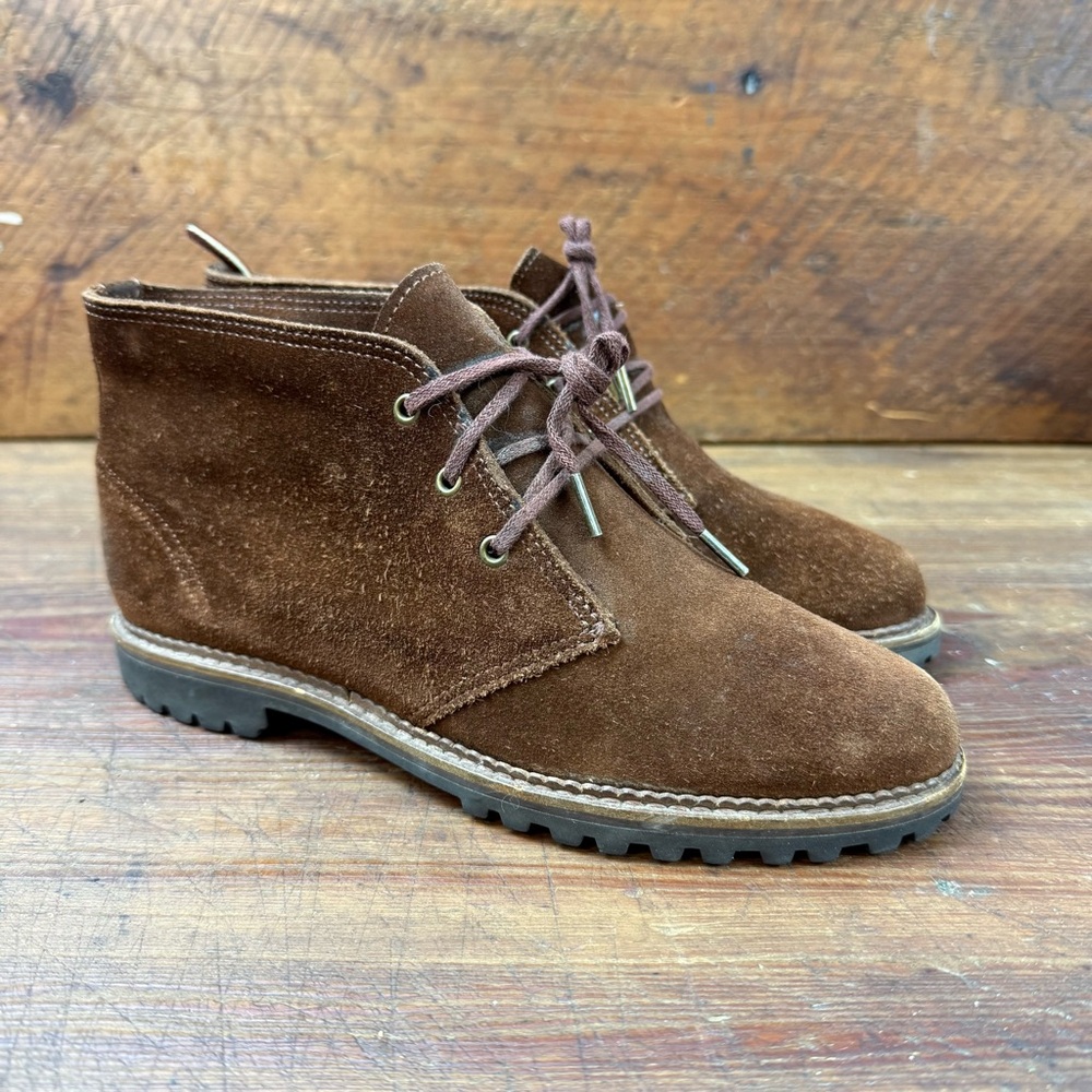 Vintage Ralph Lauren Country (RRL) Brown Suede Booties Size 7B